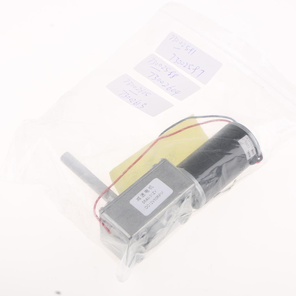Reversible High Torque Turbo Worm Gearbox 24V DC Geared Motor 1280-27RPM