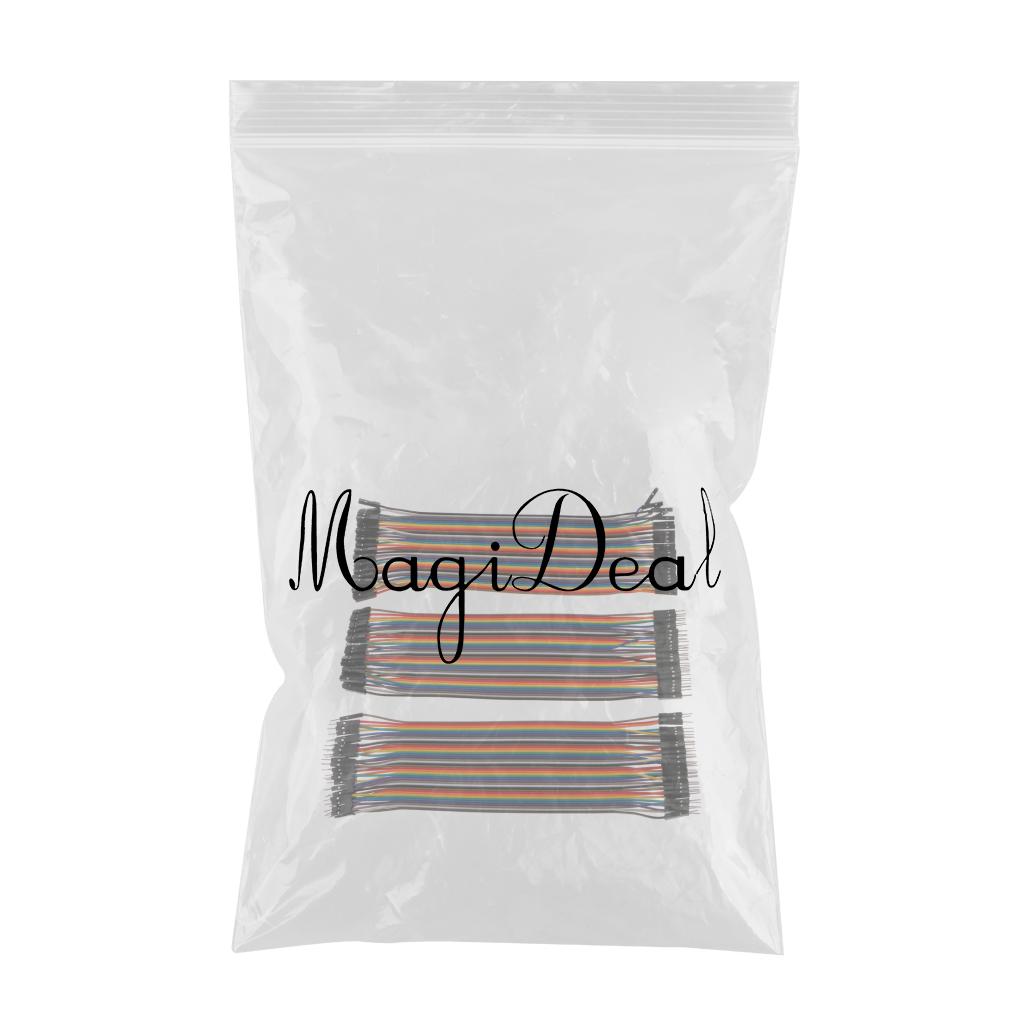 3pcs 21cm 40Pin Male To Male To Female To Female Jumper Wire Dupont Cable