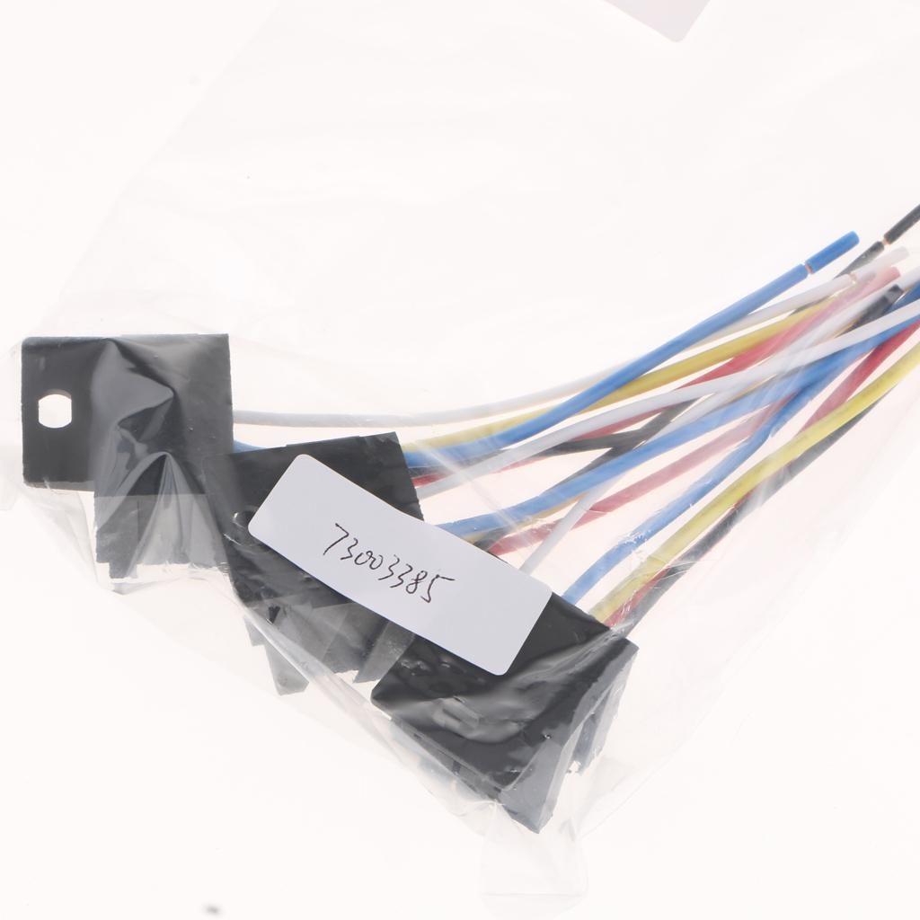3Pcs Prewired 5 Pin Car Automotive Relay Harness Socket Holders 40A 12V/24V