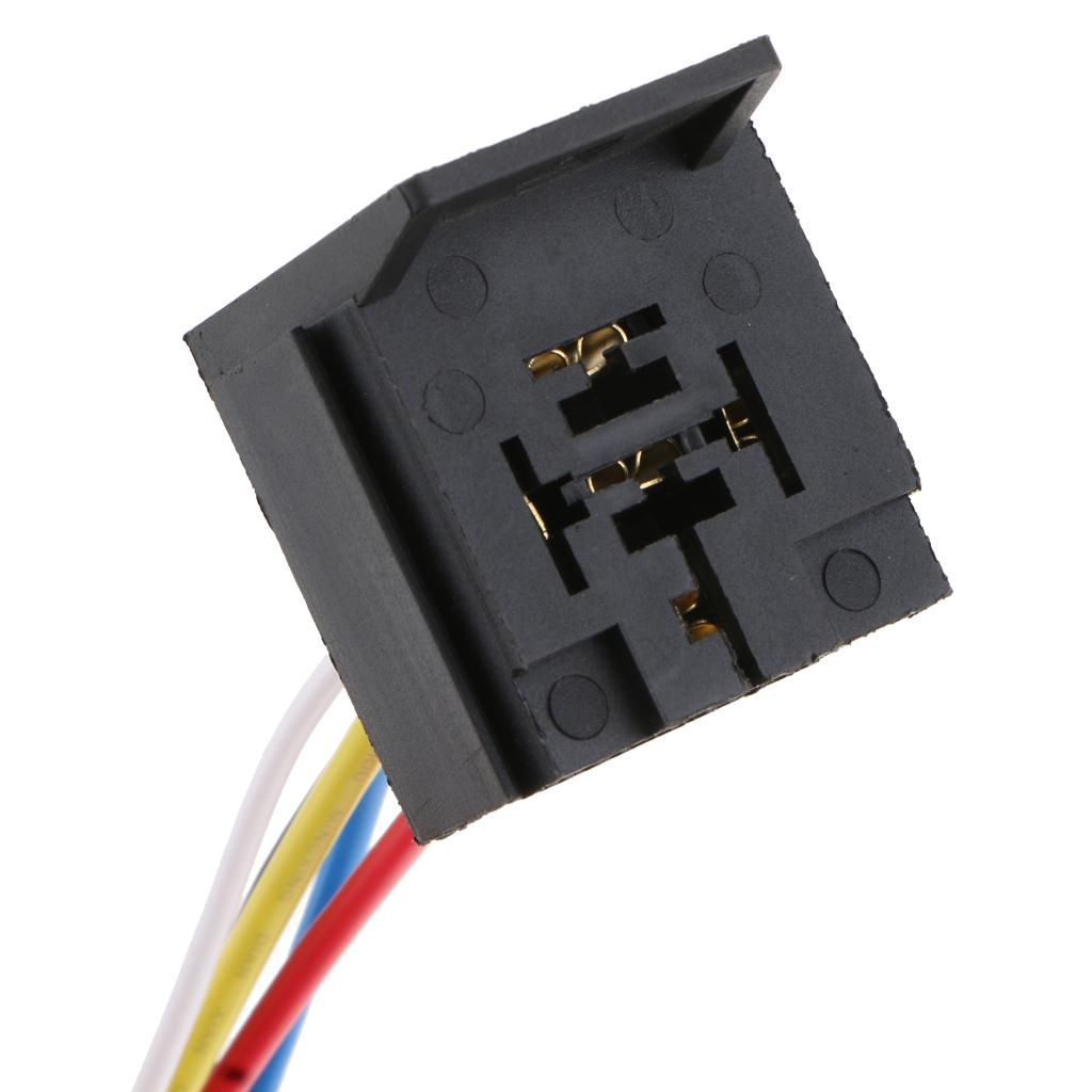 3Pcs Prewired 5 Pin Car Automotive Relay Harness Socket Holders 40A 12V/24V