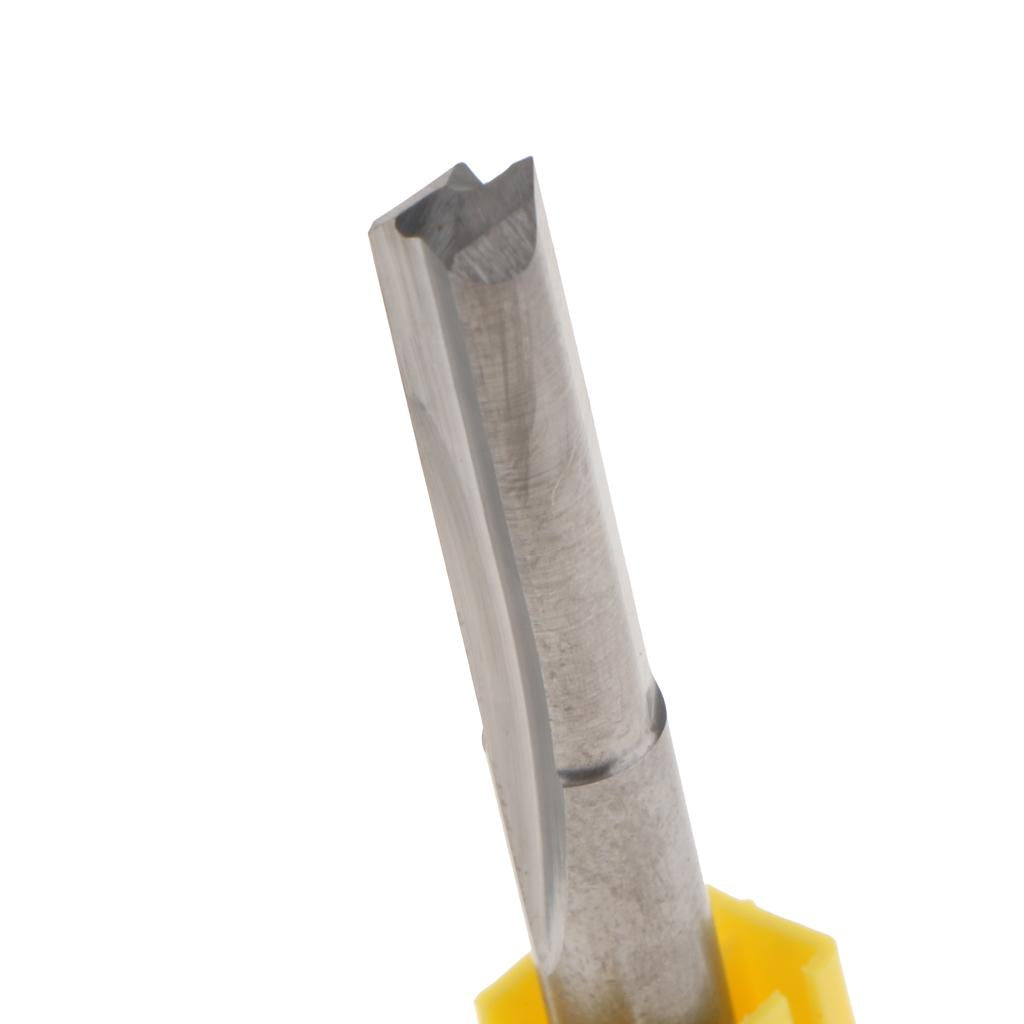 6mm Shank Double Flutes CNC Router Bits Straight Engraving Cutters 22mm