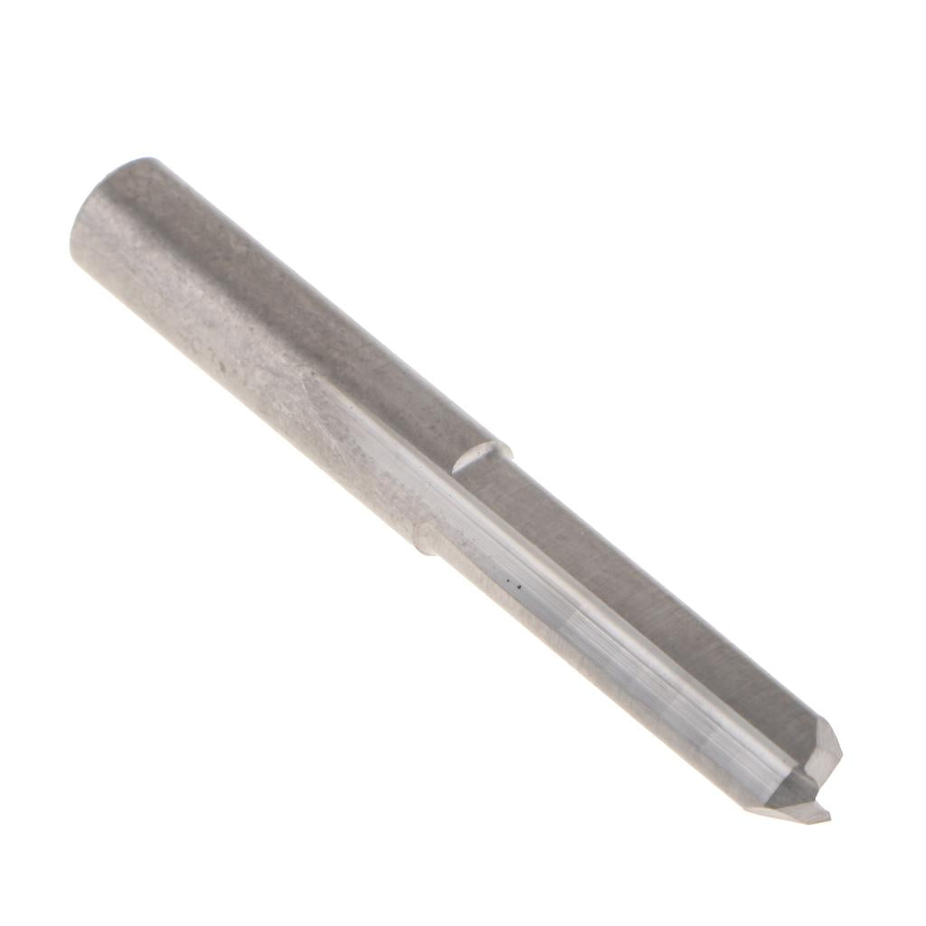6mm Shank Double Flutes CNC Router Bits Straight Engraving Cutters 22mm