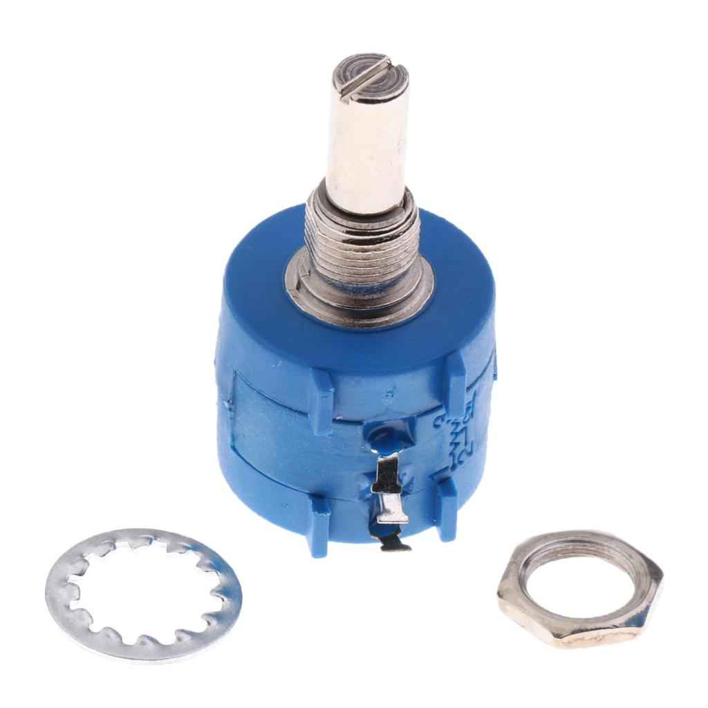 3590S-2 10K 10 Turns Wirewound Potentiometer Adjustable Resistor 2W 5%