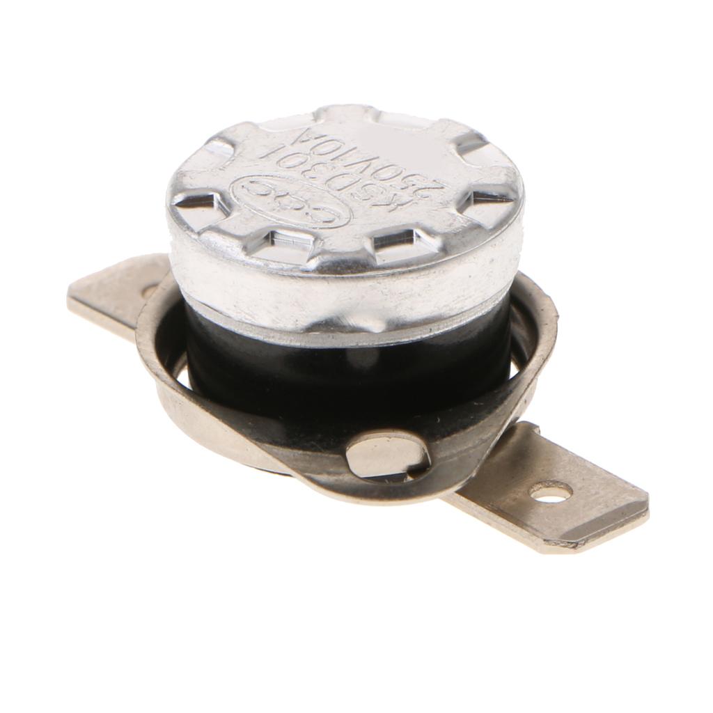 5 Pieces KSD301 40-65 Celsius Normal Open Temperature Switch 10A 250V 40℃