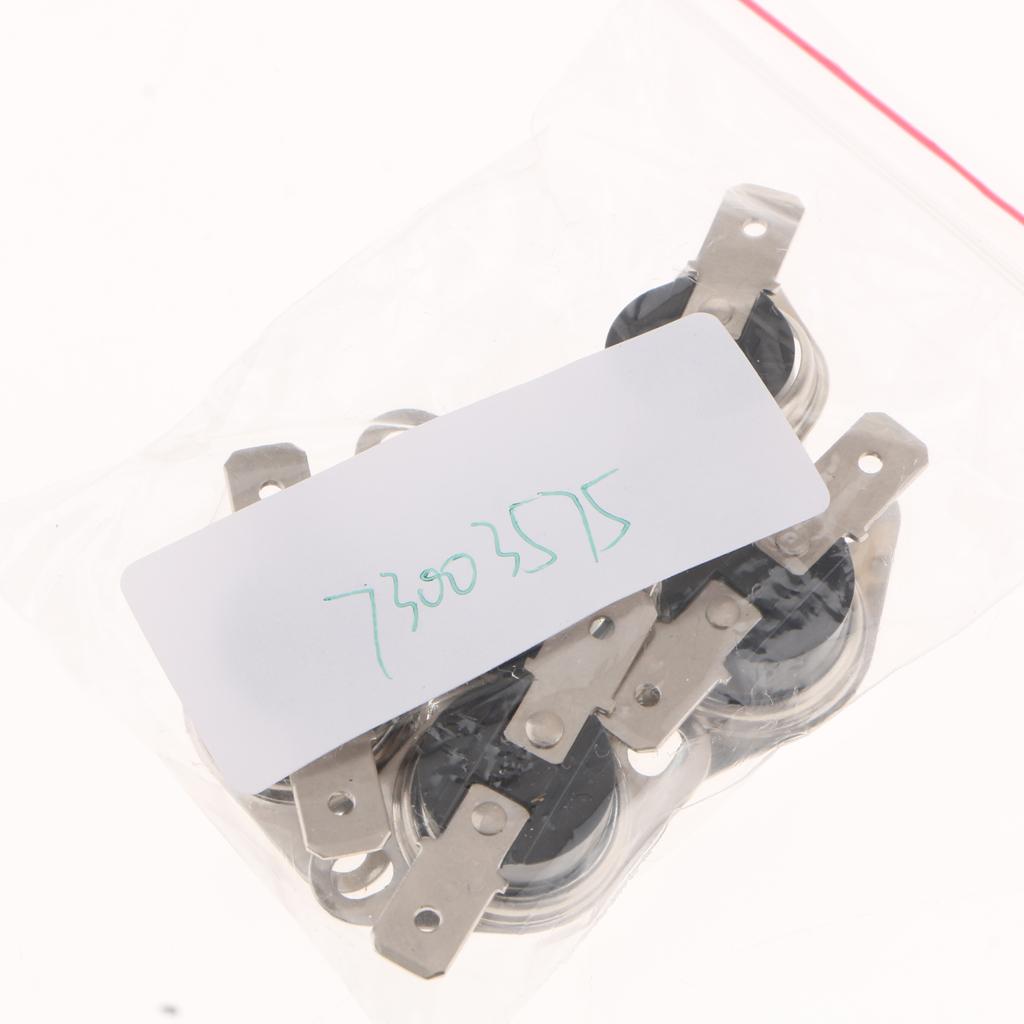 5 Pieces KSD301 40-65 Celsius Normal Open Temperature Switch 10A 250V 65℃