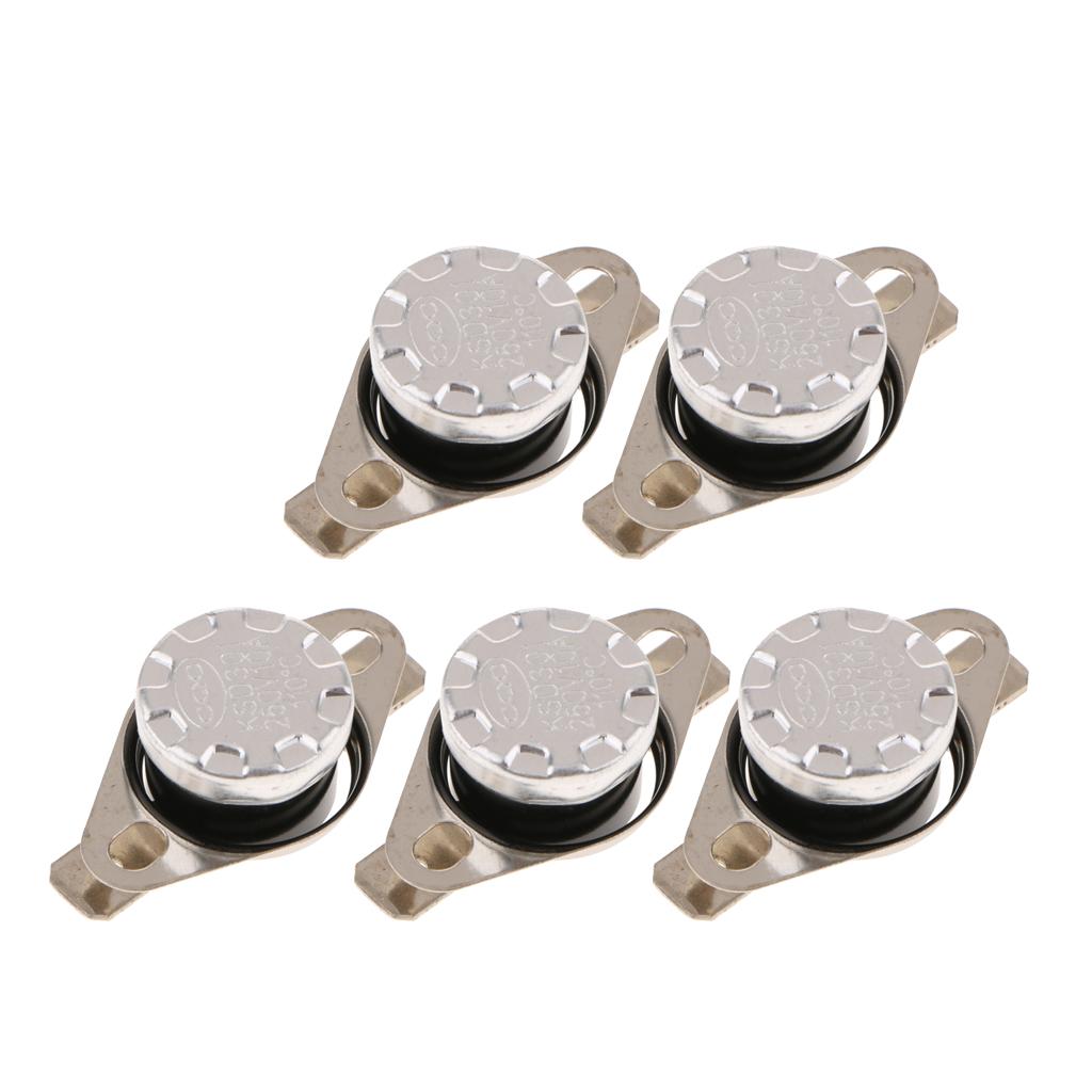 5 Pieces KSD301 110-140 Celsius Normal Open Temperature Switch 10A 250V 110℃