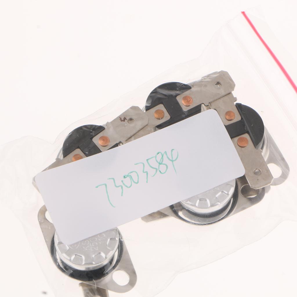 5 Pieces KSD301 110-140 Celsius Normal Open Temperature Switch 10A 250V 110℃