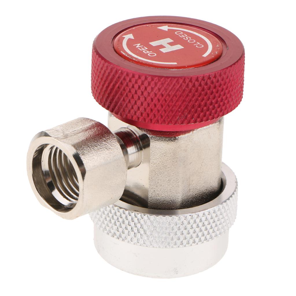 AC R134A Quick Connector Adapter Coupler Auto Manifold Gauge Thread Joint