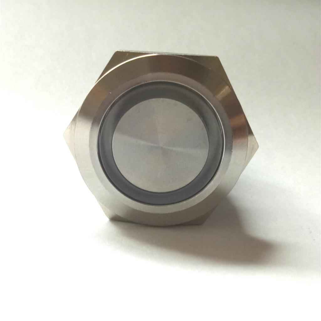 25mm 1NO 1NC Stainless Steel LED Momentary Push Button Starter Switch Green