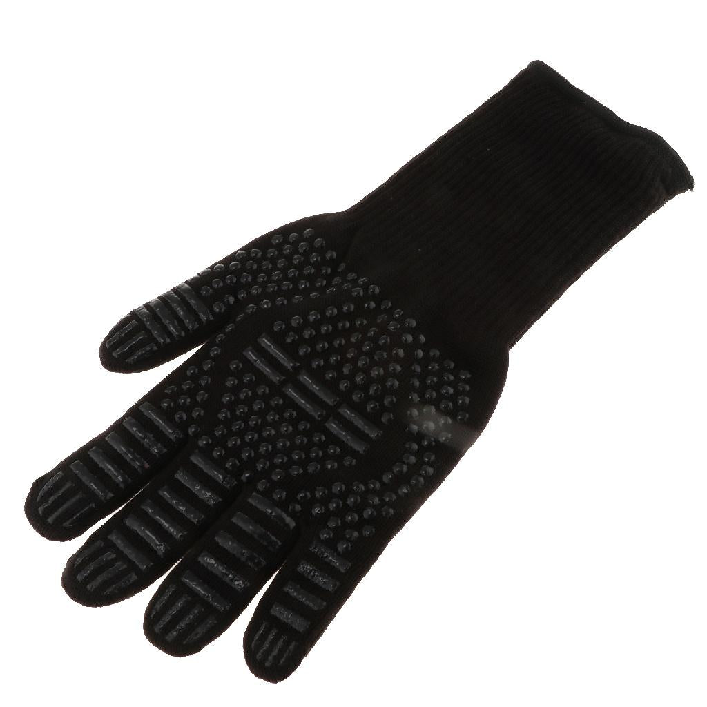 1Pcs Silicon Barbecue BBQ Cooking Glove Grilling Heats Resistant Oven Mitts