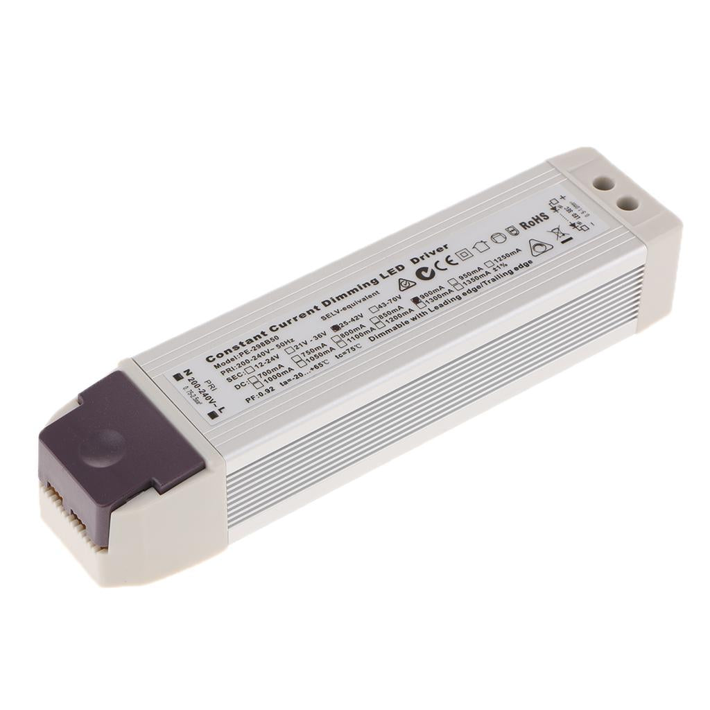 Uniform Dimmable Led Power Supply DC 25-42V 900mA for Thyristor Downlights