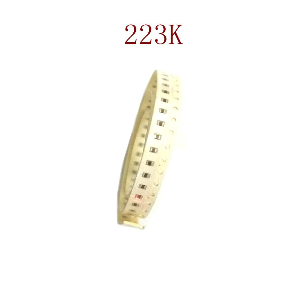 100 Pieces SMD0805 X7R 223K 22nF 0.022UF Chip Capacitors 50V 10%
