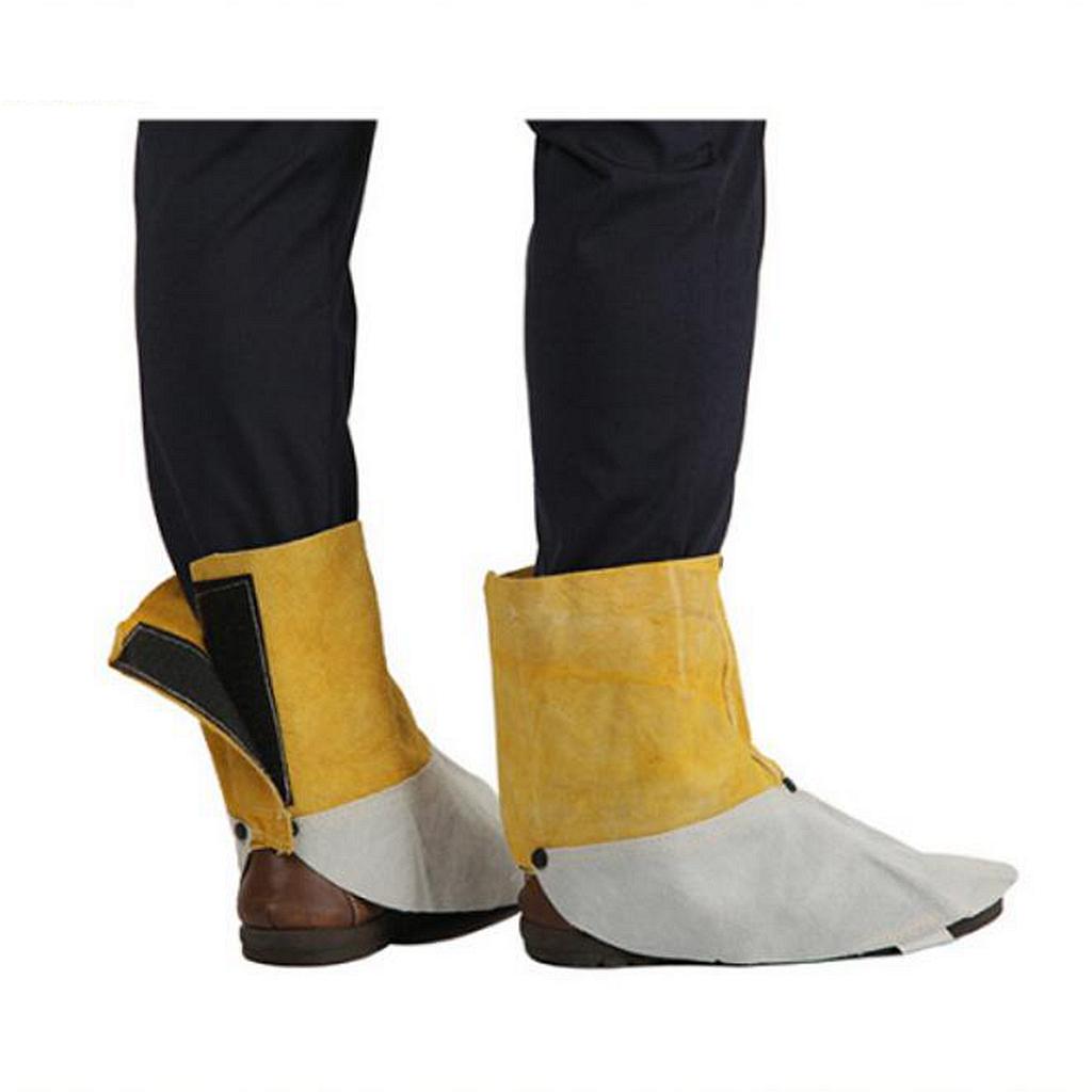 1 Pair Shoes Cover Welding Protective Gear Flame Resistant Leg Protector