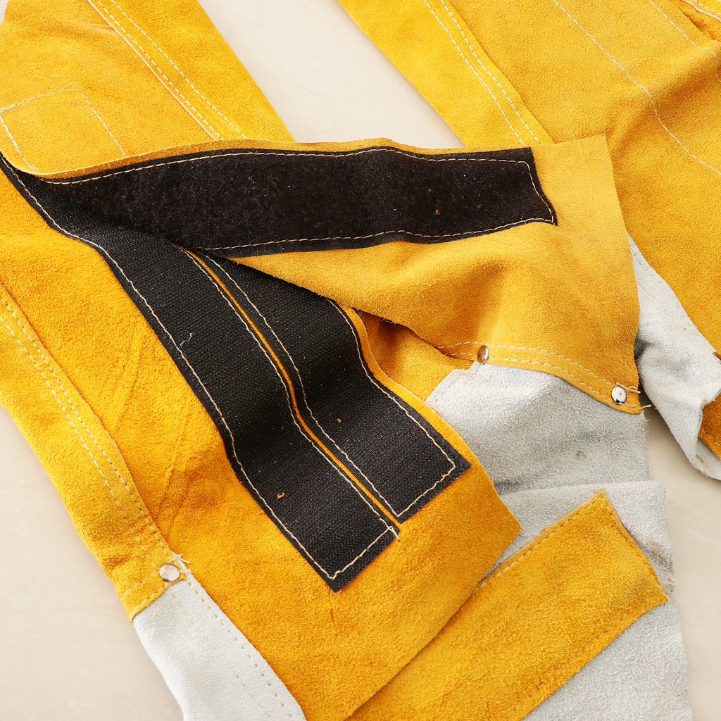 Leather Welding Leggings and Spats Shoe Cover Protector For Welder