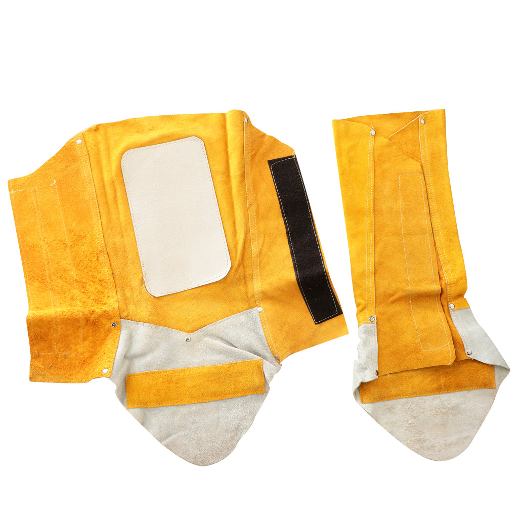 Leather Welding Leggings and Spats Shoe Cover Protector For Welder