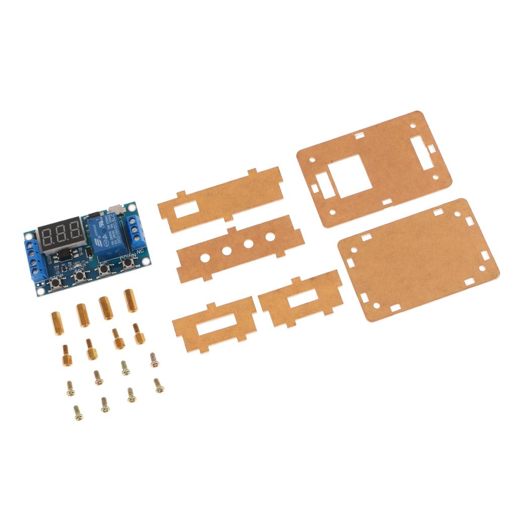 6-30V Adjustable Relay Timer Cycle Module Switch Trigger Time Delay Circuit