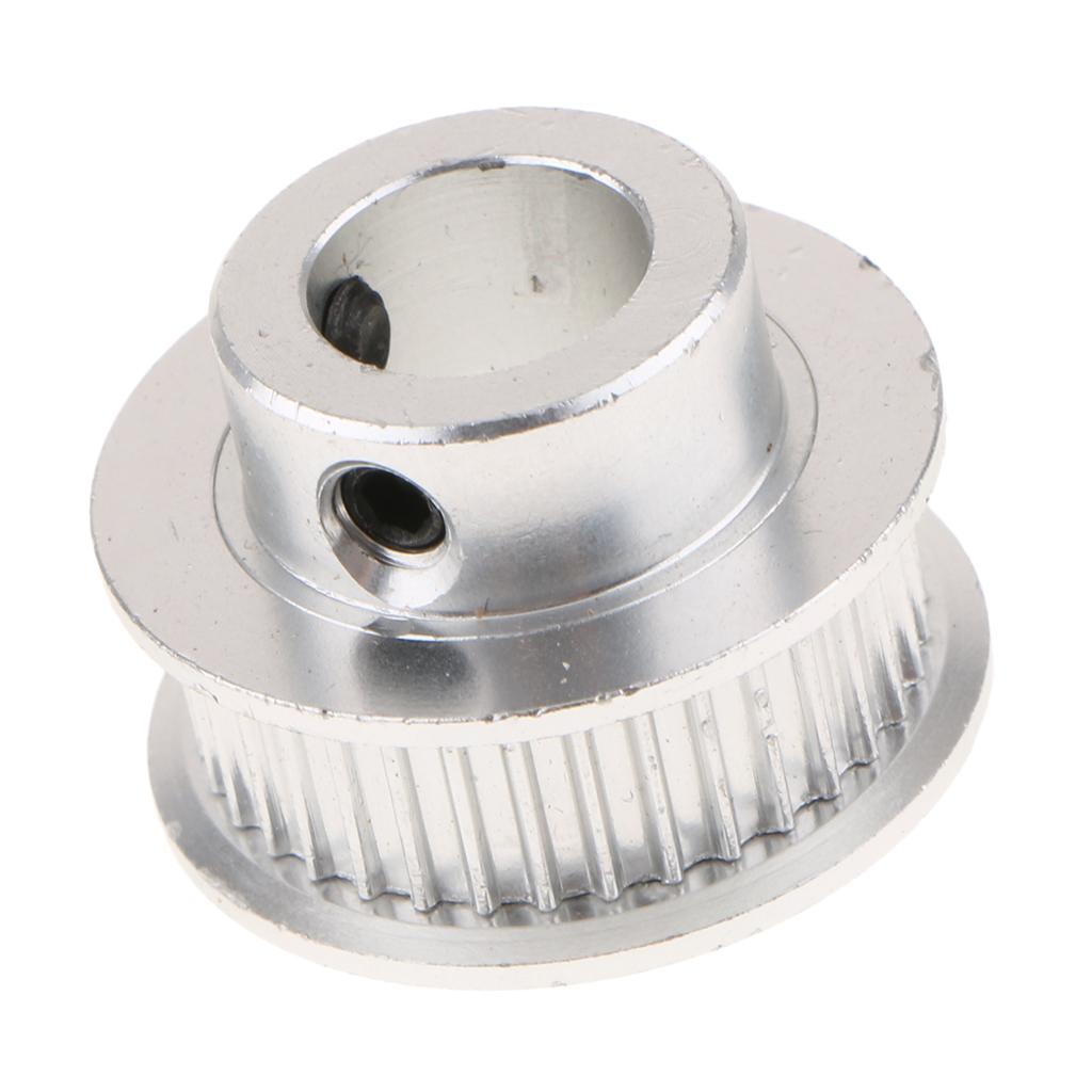 Aluminum Alloy 3D Printer GT2 Timing Belt Pulley 36 Teeth Bore 10mm