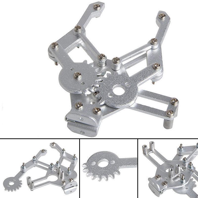 Manipulator Mechanical Arm Paw Gripper Clamp Kit For Robot Silver