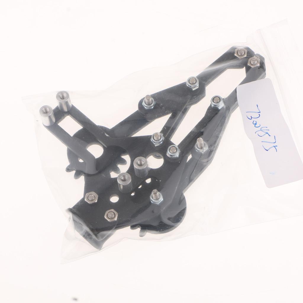 Manipulator Mechanical Arm Paw Gripper Clamp Kit For Robot Black