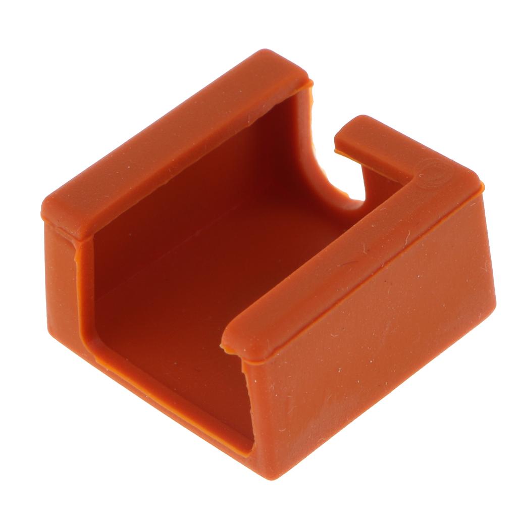 Hotend Silicone Case High Temp Resistant 280 for 3D Printer MK7/8/9 Brown