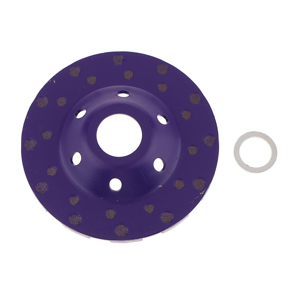Grinding Cup Diamond Cutting Concrete Granite Terrazzo Stone 100 purple 5mm