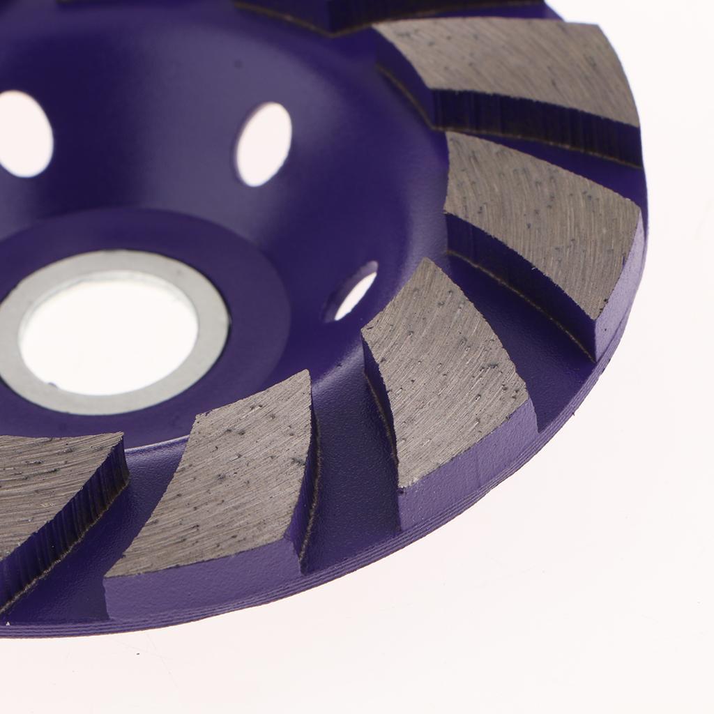 Grinding Cup Diamond Cutting Concrete Granite Terrazzo Stone 100 purple 5mm