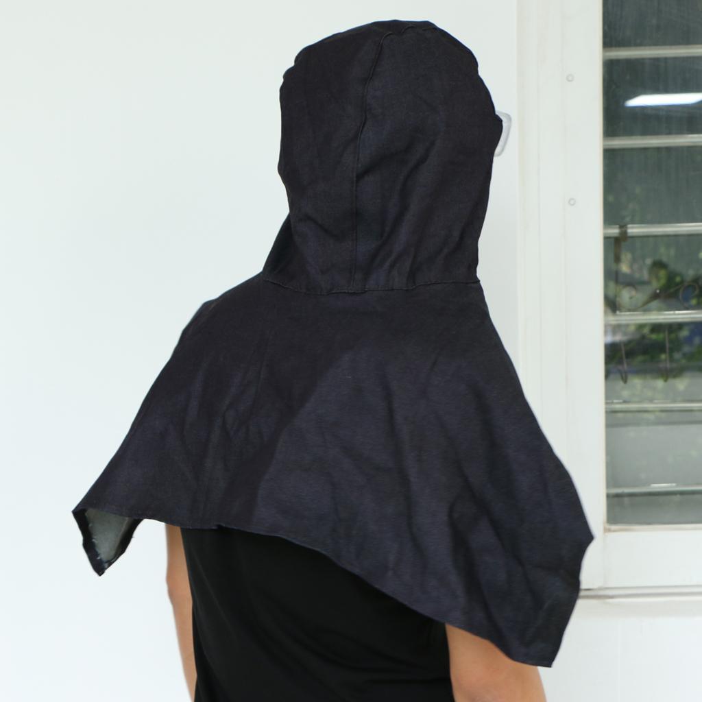 High Quality Dust Hood Protective Cover Head / Neck Protection Welder Hat With glasses