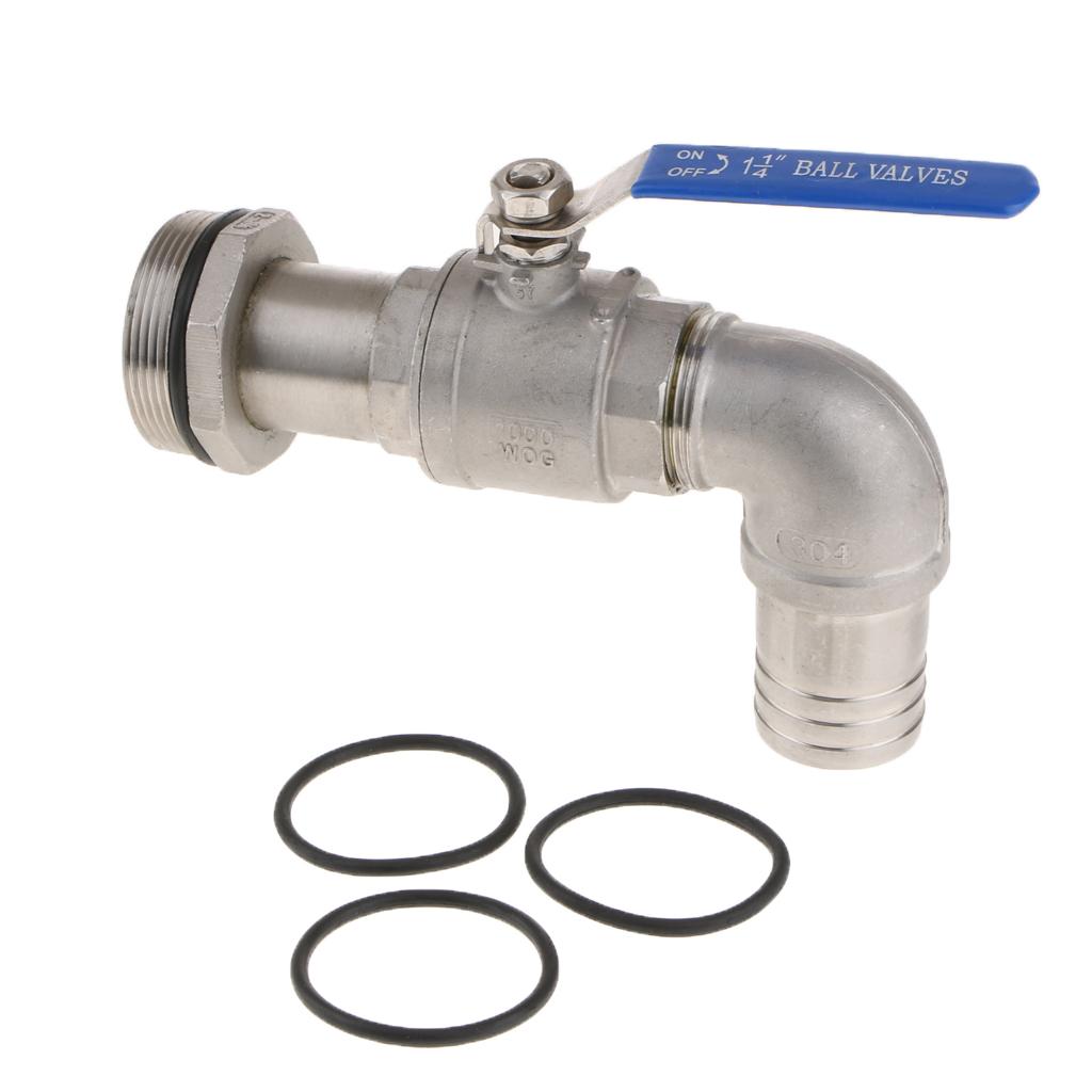 Ton Barrel Outlet Oil Mouth/Faucet 90 Degree 20mm Male Threaded 40.5MM