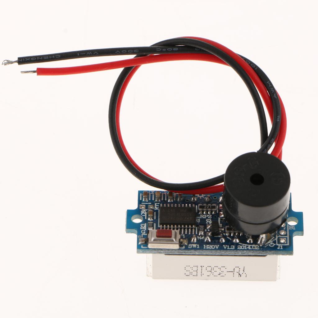 0. 36 DC 3.5-30V Mini Digital LED Voltmeter Voltage Tester Upper and lower limit flashing + buzzer + red"