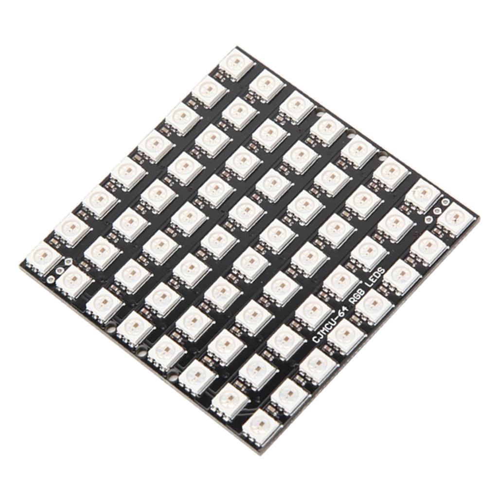 64 Bit WS2812 5050 Matrices LED RGB Full Color Module Board for