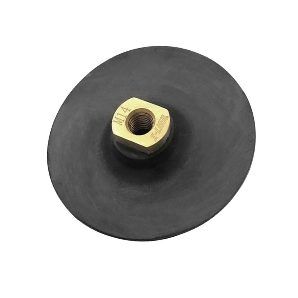 Rubber Back Holder / Soft Polishing pad for Diamond Polishing Pads 4inch M14