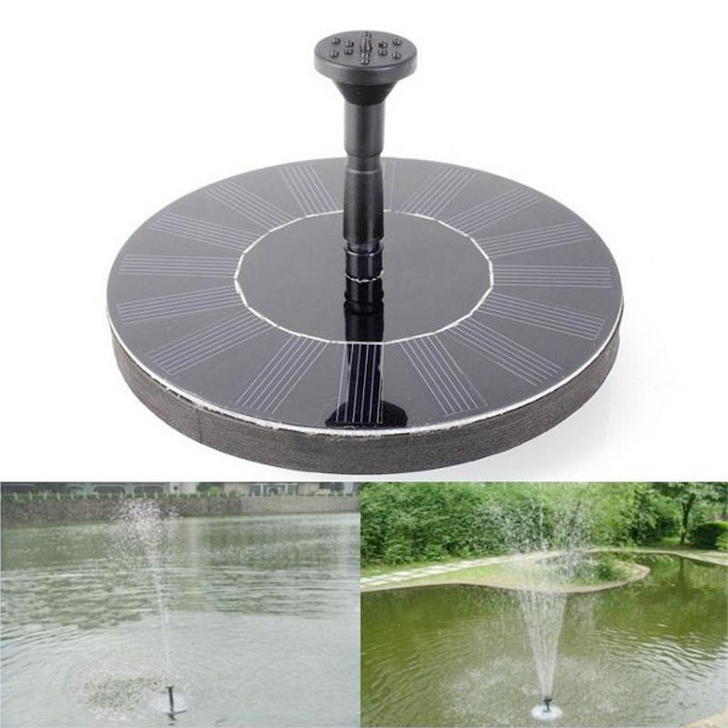 Solar Powered Water Pump Floating Fountain Outdoor Pond Garden Patio