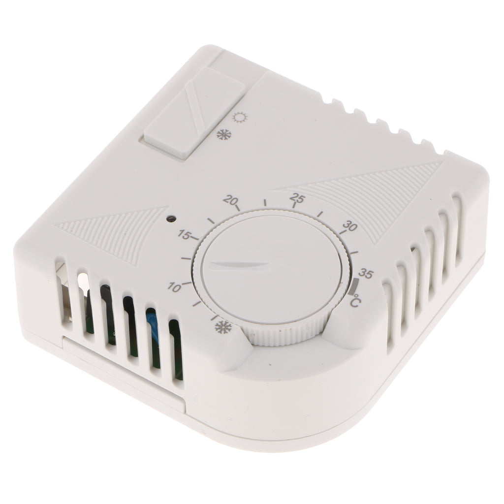 Floor Heating Manual Thermostat Air Condition Temperature Control Switch 10A