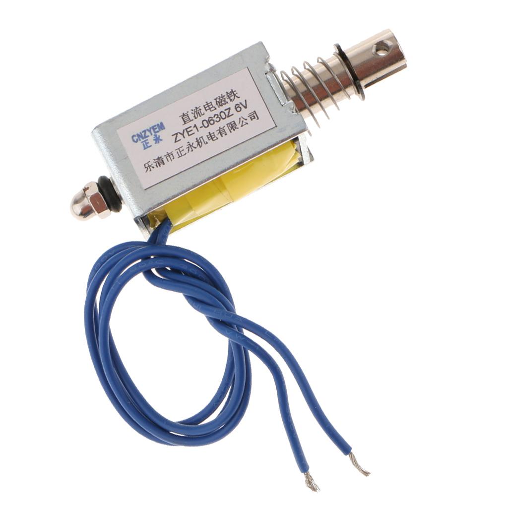 ZYE1-0630Z Linear Mini Push Pull Solenoid Electromagnet Reset DC6V