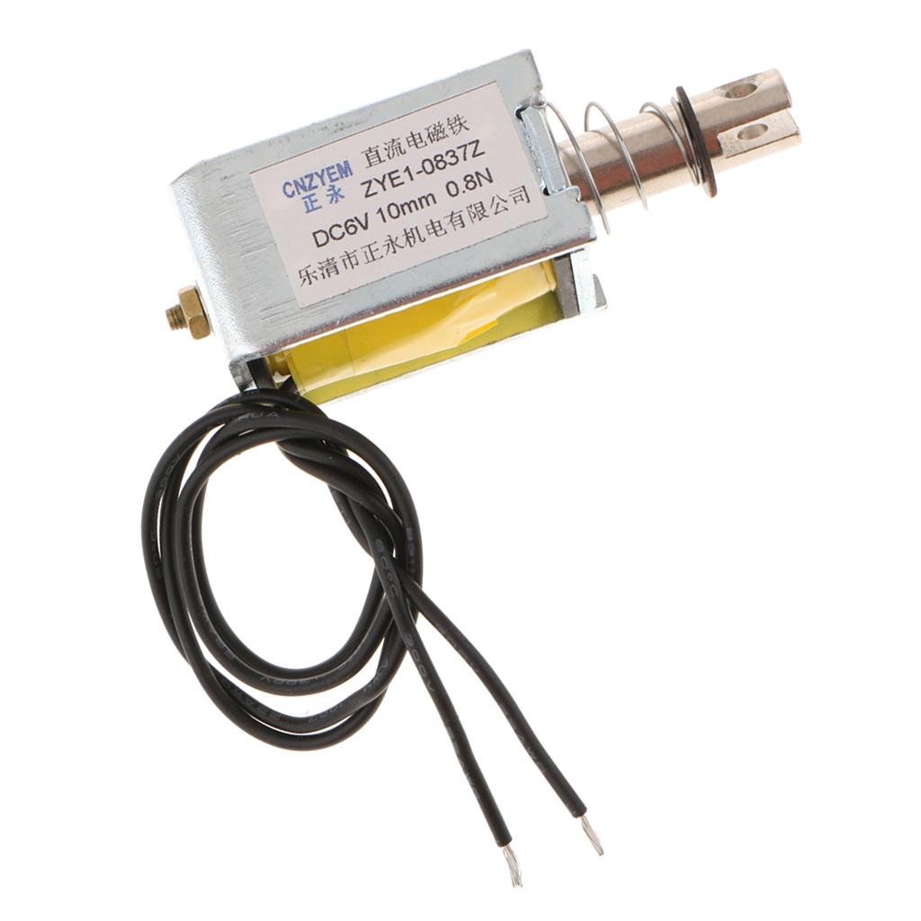 DC With Push Pull Solenoid Bolt Locks Automatically 1070TS 24V 6V