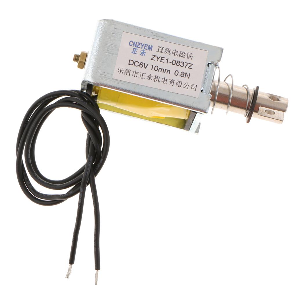 DC With Push Pull Solenoid Bolt Locks Automatically 1070TS 24V 6V