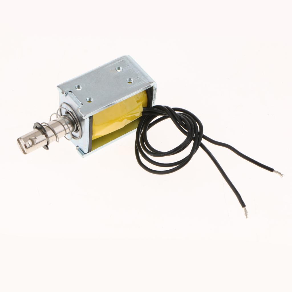 DC With Push Pull Solenoid Bolt Locks Automatically 12V