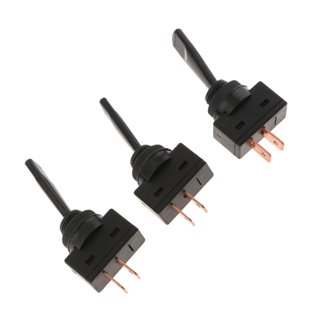 ASW-13D 2pin 12mm Car Toggle Switch 12V/20ADC 10A/125VAC