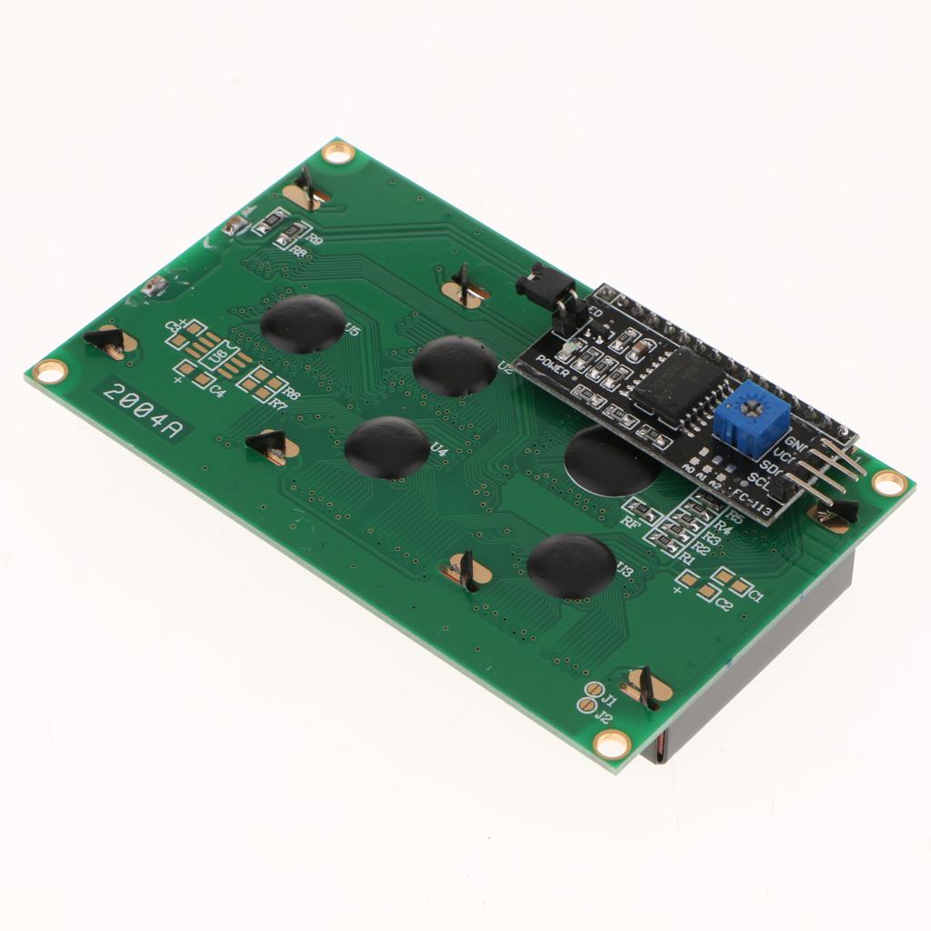 Blue Serial IIC/I2C 2004 20X4 Character LCD Module Display For