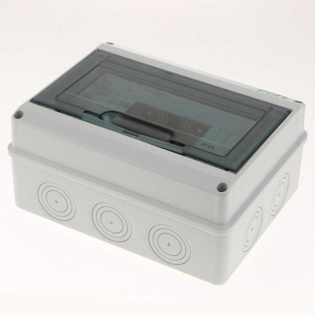 5 / 8 Ways Plastic Distribution Box for Circuit Breaker Indoor On the Wall 8WAYS