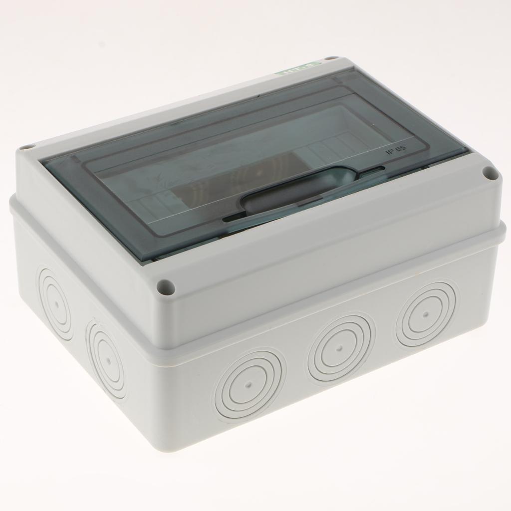 5 / 8 Ways Plastic Distribution Box for Circuit Breaker Indoor On the Wall 8WAYS