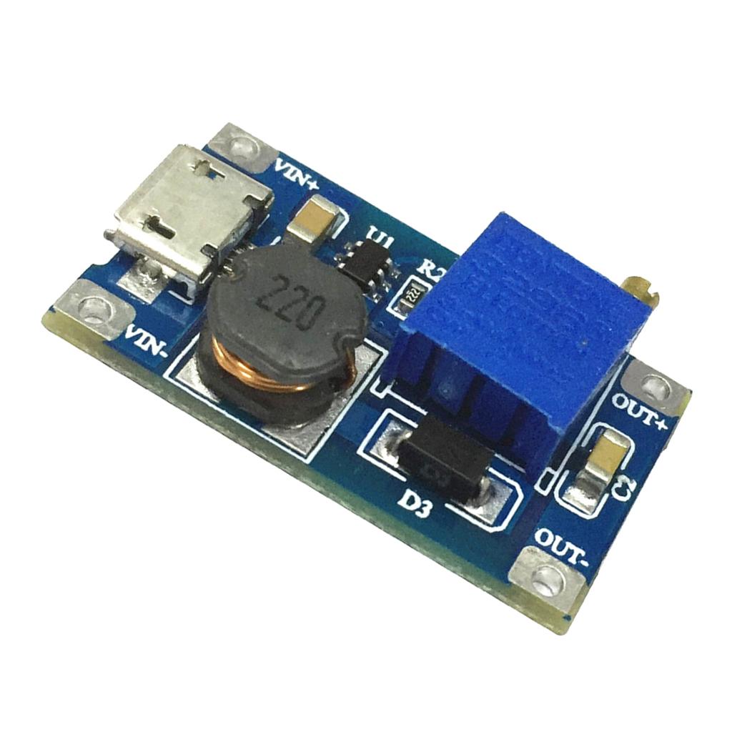 DC-DC Boost Converter 2-24V to 5-28V 2A Step Up Voltage Module