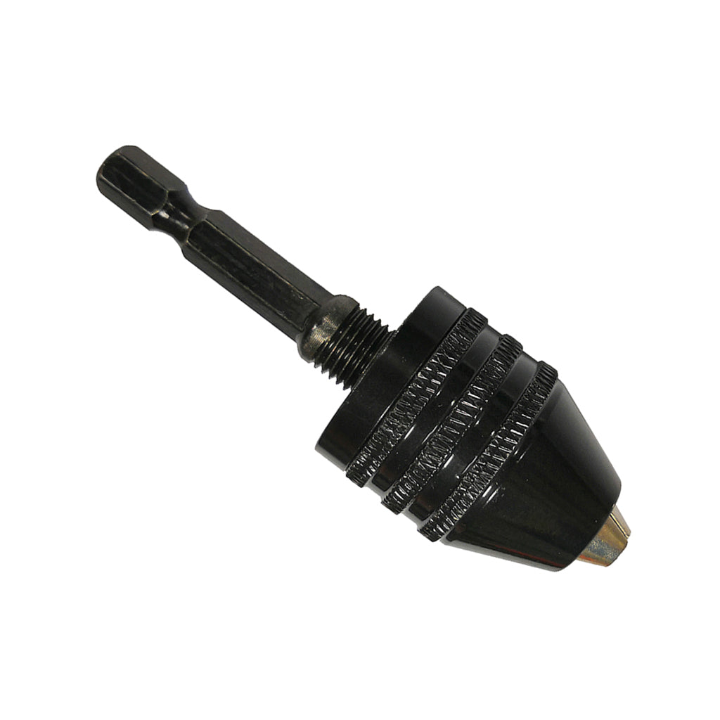 0.5-8mm 1/4 Hex Shank Keyless Drill Chuck Screwdriver Impact Driver Adapter"