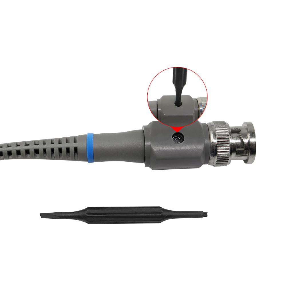 P6100 2Piece Oscilloscope Probe Kit DC-100MHz Scope Clip Test Probe 100MHz
