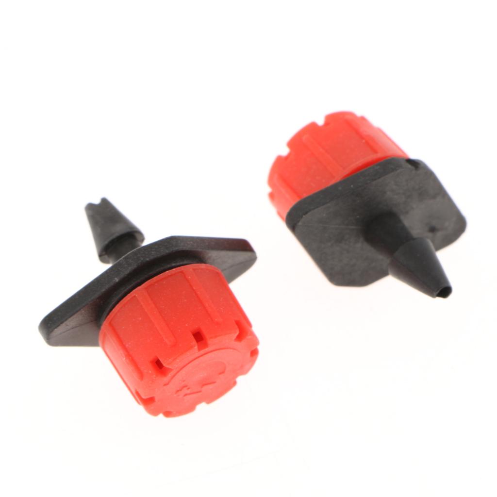 10PCS Micro Flow Dripper Drip Head 1/4 Inch Hose Garden Irrigation Misting