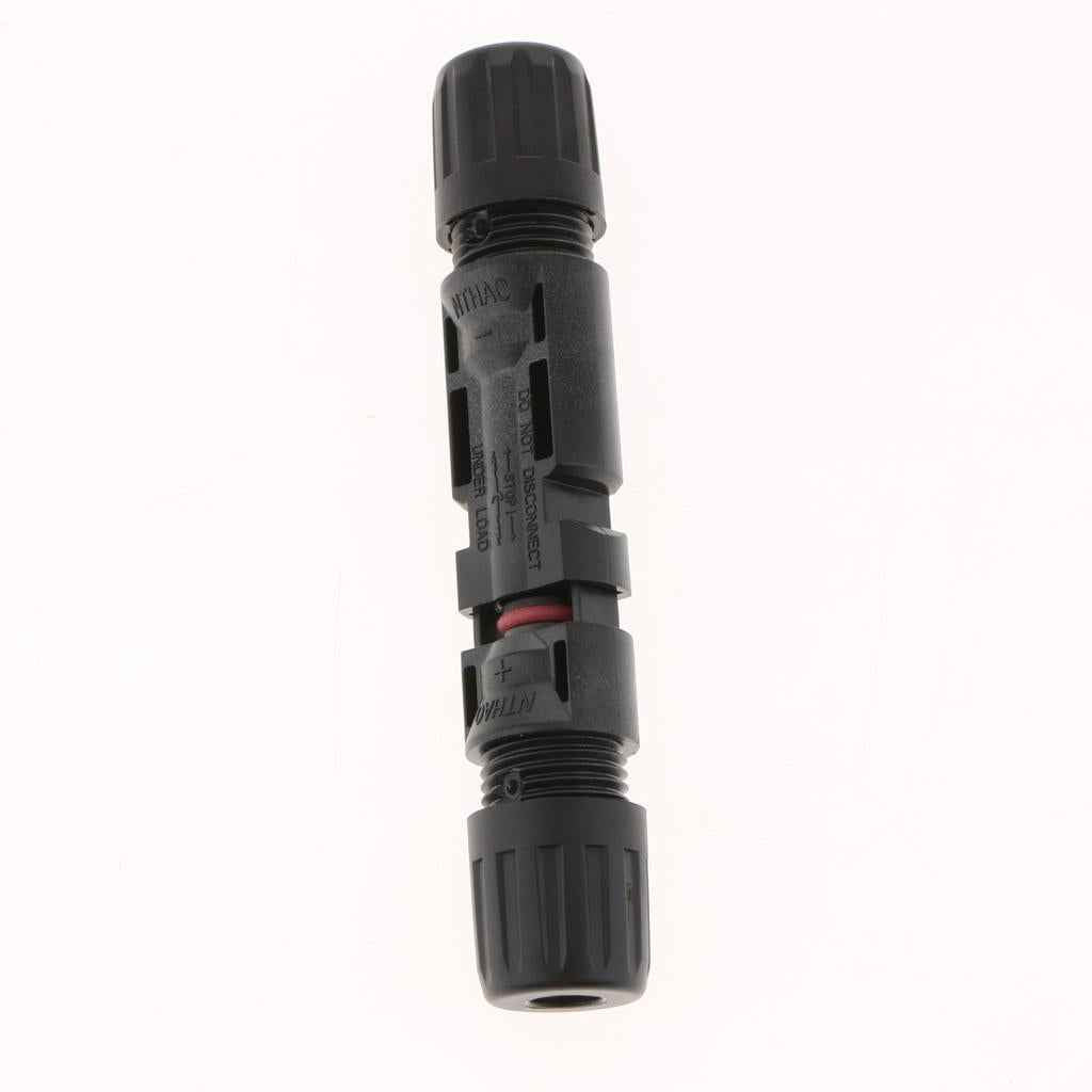 MC4 Male/ Female Solar Panel Cable Connectors Double Seal Rings Waterproof