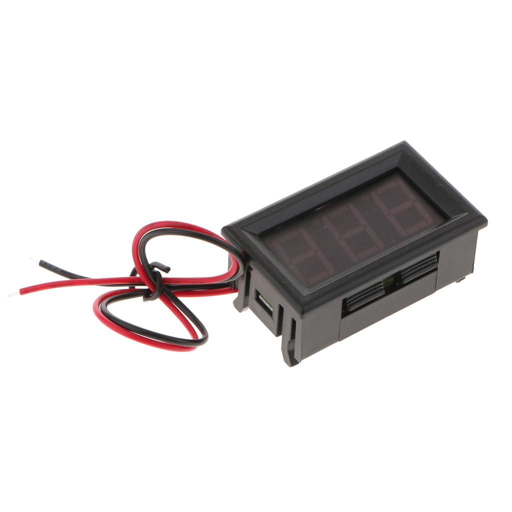 0.56 inch 2-wire 4.5-30V DC LED Display Digital Voltmeter Red