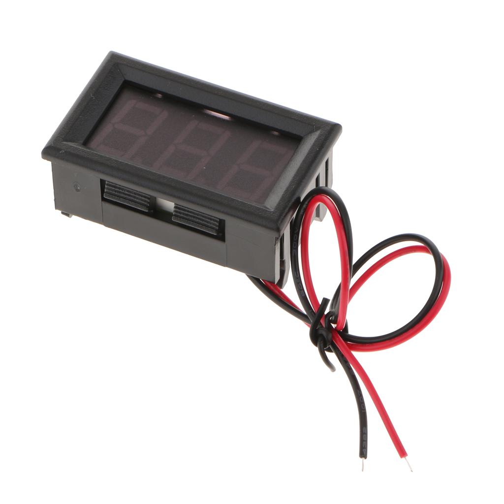 0.56 inch 2-wire 4.5-30V DC LED Display Digital Voltmeter Blue