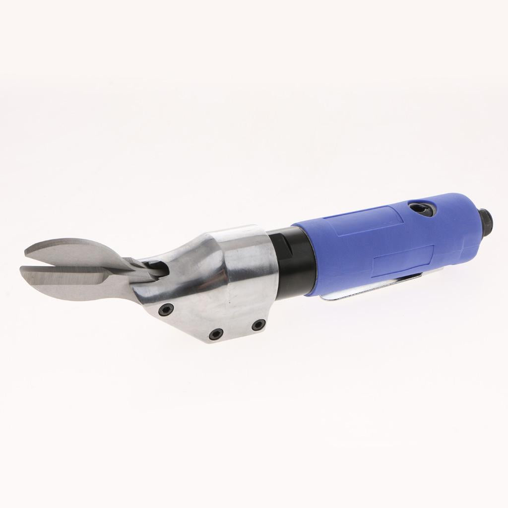 Air Scissors Metal Cutter Shear Mesh Cutting Tools Blue Straight Type