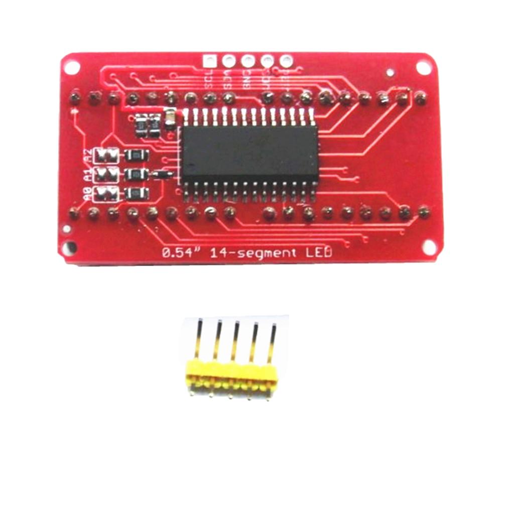 0.54 4 bit Digital LED Display Module I2C Interface For Red Green"